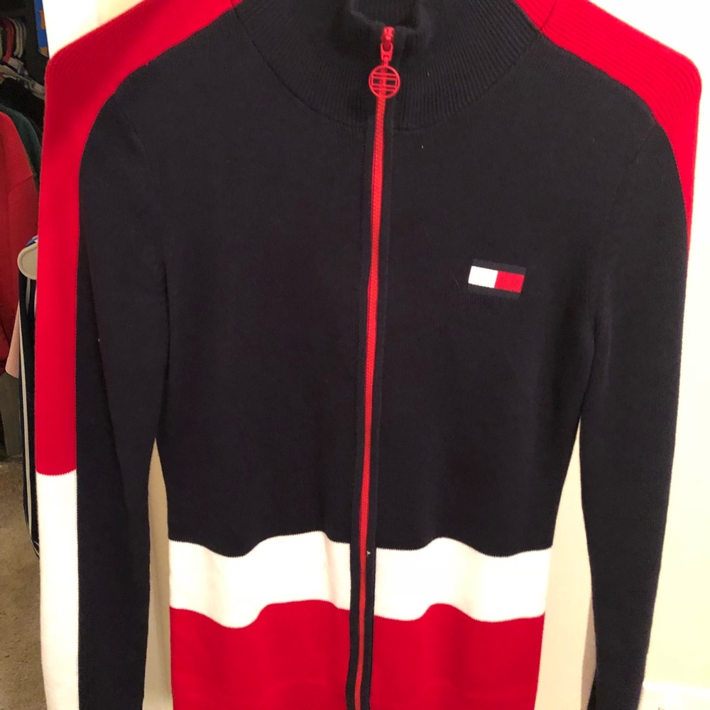 Tommy Hilfiger zip up sweater